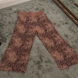 Sweater wide leg pants